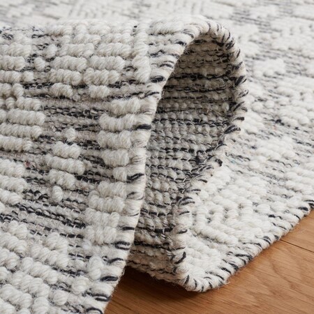 Safavieh 6 x 6 ft. MSR Vermont Hand Woven Square Area Rug, Ivory & Grey MSR3503F-6SQ